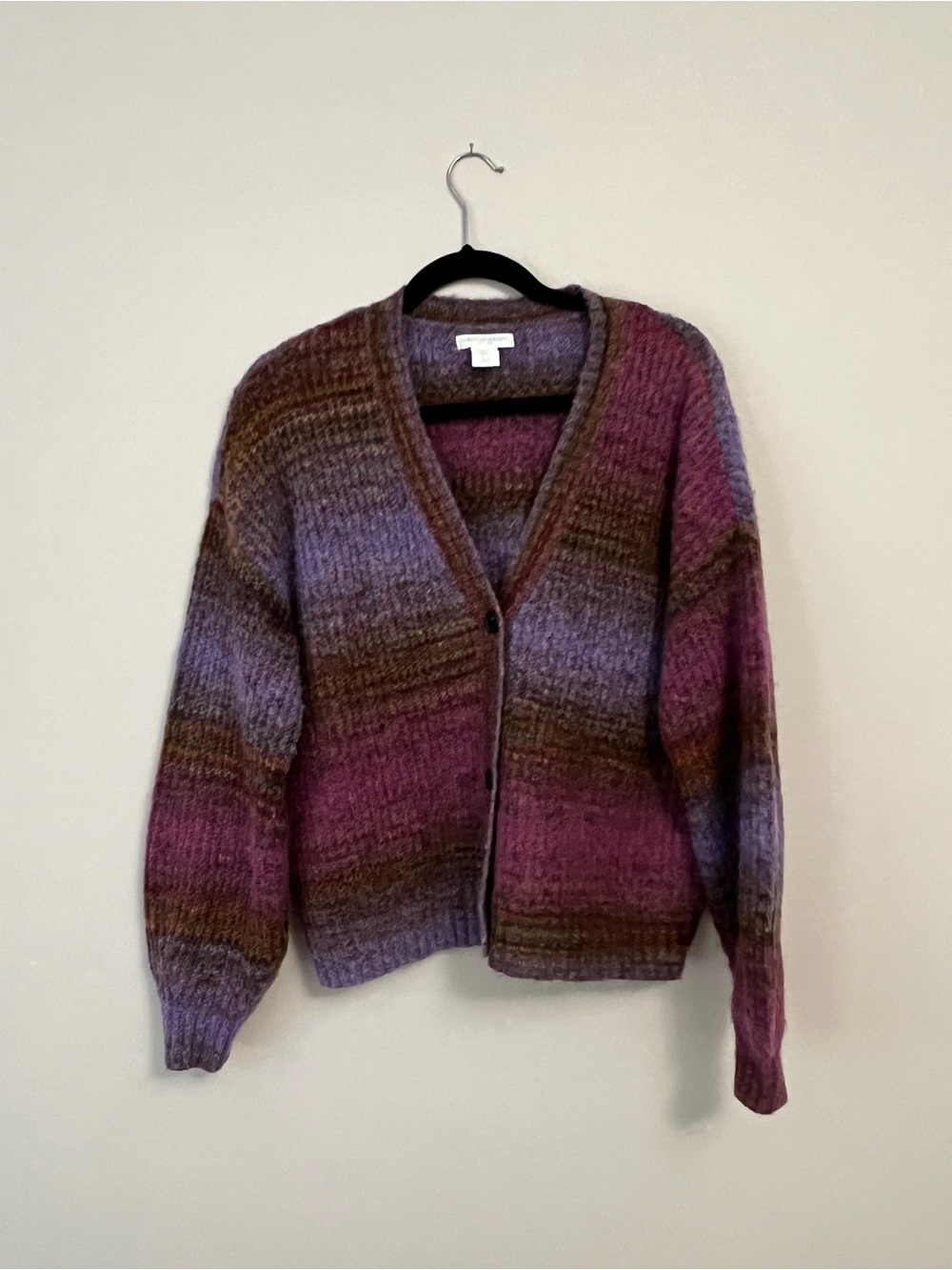 Christian Siriano Multicolor V‑Neck Cardigan